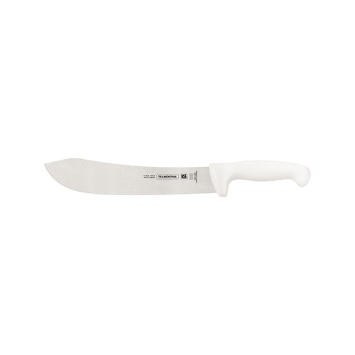Tramontina - 10" White Handle Butcher Knife