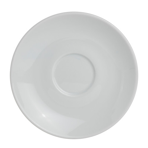 Royal Porcelain - 6.25" Queensberry White Saucer (36 Per Case) - 61107ST0609