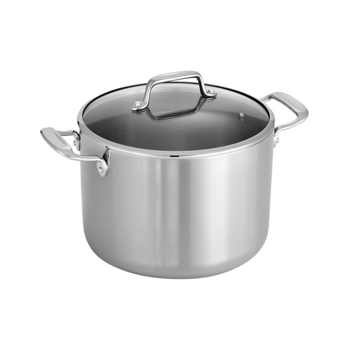 Tramontina - 8 QT Try Ply Stock With Glass Lid