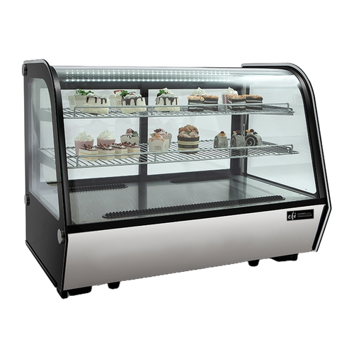 EFI Sales - 60" Refrigerated Countertop Display Case w/ Curved Front - CGCM-CT-6027