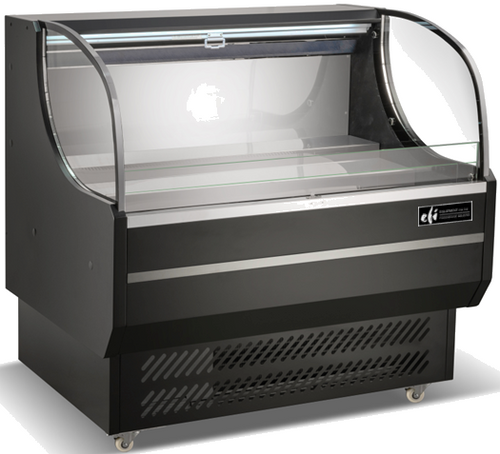EFI Sales - 71" Black Open Air Merchandiser - CGOM-7451