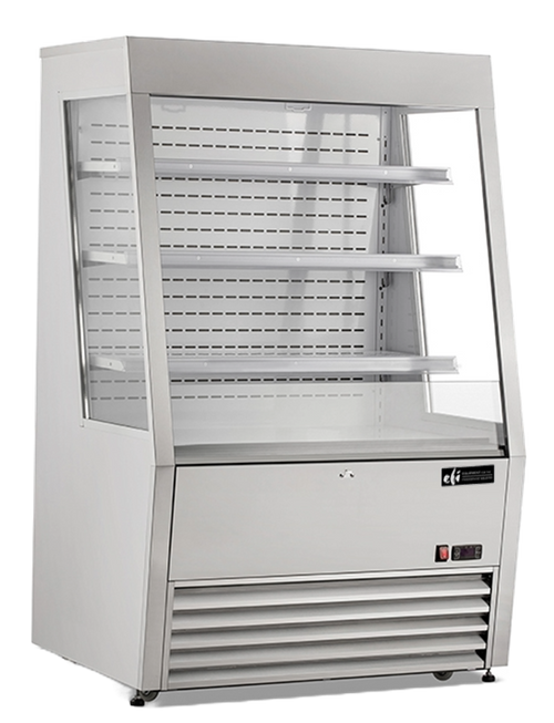 EFI Sales - 36" Stainless Steel Open Air Merchandiser - CGOM-3659S