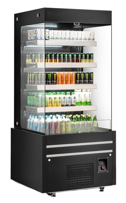 EFI Sales - 36" Black Open Air Merchandiser - CGOMB-3680