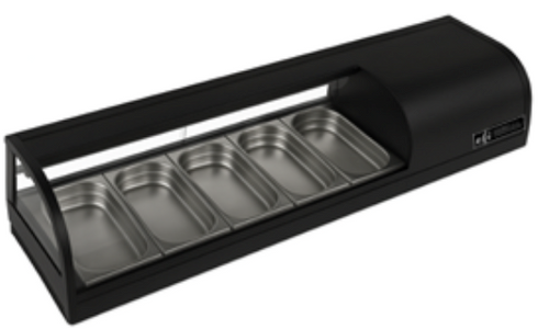 EFI Sales - 54" Black Refrigerated Sushi Merchandiser - CSCM-5413