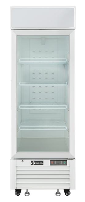 EFI Sales - 27" White Glass Door Freezer Showcase - FI1-27GDWVC
