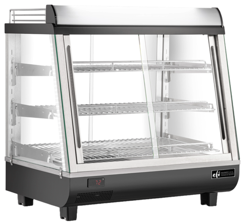 EFI Sales - 27" Countertop Heated Display Case w/ Front & Back Doors - HGCS-CT-2726
