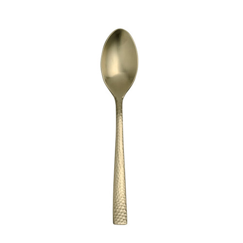 Varick - Malcolm 7.1" Brushed Champagne Gold Oval Bowl Soup / Dessert Spoon (12 Per Case) - 5733SX003