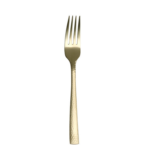 Varick - Malcolm 8" Brushed Champagne Gold Dinner Fork (12 Per Case) - 5733SX021