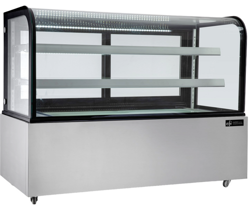 EFI Sales - 60" Neutral Display Case w/ Rounded Top - NDCGRM-6048