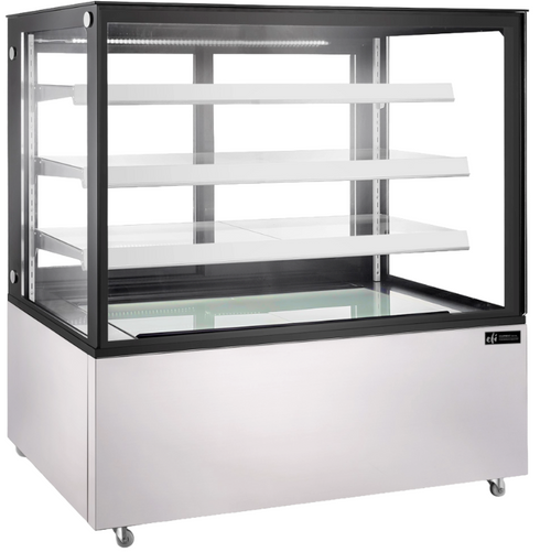 EFI Sales - 61" Neutral Display Case w/ Flat Top - NDCGSM-6156