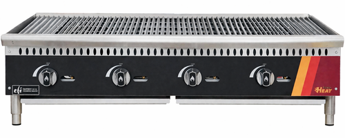 EFI Sales - 48" Natural Gas Radiant Charbroiler - HCH48-RAD-N