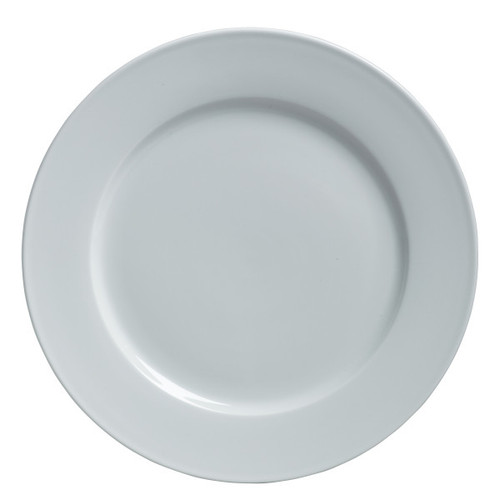 Varick - Cafe Porcelain Classic Cafe 12" White Plate (12 Per Case) - 6900E500