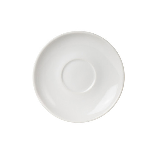 Varick - Cafe Porcelain Bistro 5" White Espresso Saucer (24 Per Case) - 6900E5042