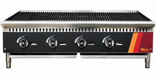 EFI Sales - 48" Liquid Propane Lava Rock Charbroiler - HCH48-LV-P