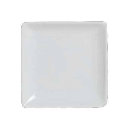 Varick - Cafe Porcelain Pub 3.5" x 3.5" White Square Plate (36 Per Case) - 6900E570