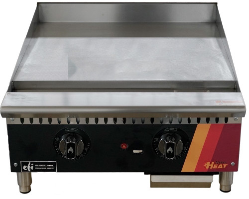 EFI Sales - 24" Liquid Propane Griddle w/ Thermostat Controls - HGT24-P