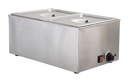 EFI Sales - 2 Half Size Pan Warmer w/ Lids - SA-FWHALF