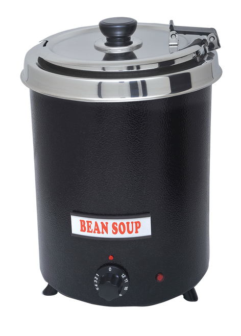 EFI Sales - 5.7L Black Soup Kettle Warmer - SA-SKCYBK57