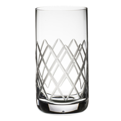 Rona - Diamond Cut 13.25 oz Highball Glass (24 Per Case) - 480186R383