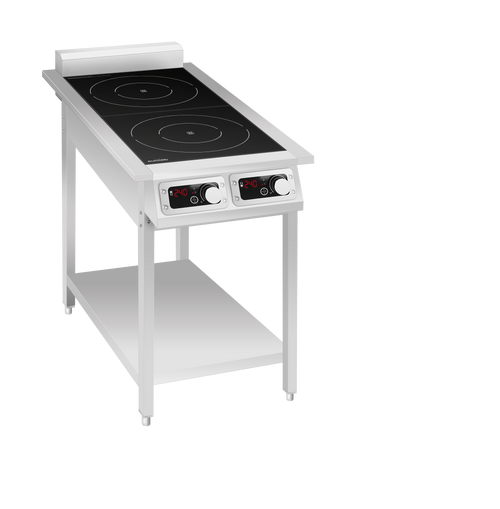 Eurodib - Freestanding 2 Burner Commercial Induction Cooktop - FCI235OS1PH