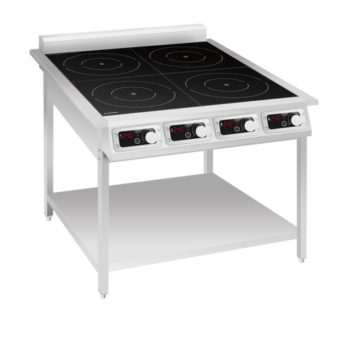 Eurodib - Freestanding 4 Burner Commercial Induction Cooktop - FCI435OS1PH