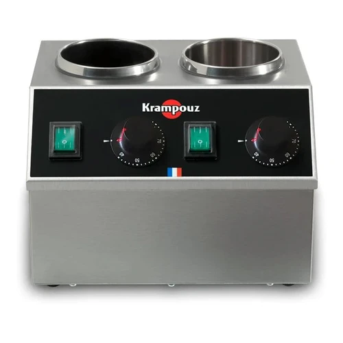 Krampouz - Double Tank Chocolate/Sauce Warmer - BECID2AS