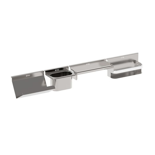 ENO - MODULO 4 Stainless Backsplash Accessory - MOD2301