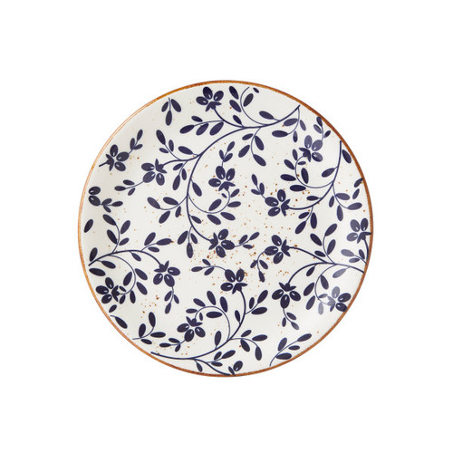 Steelite - Impressions 8" Flora Blue Plate (12 Per Case) - 18000567