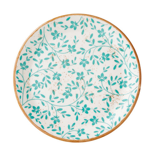 Steelite - Impressions 10" Flora Aqua Plate (12 Per Case) - 18020566