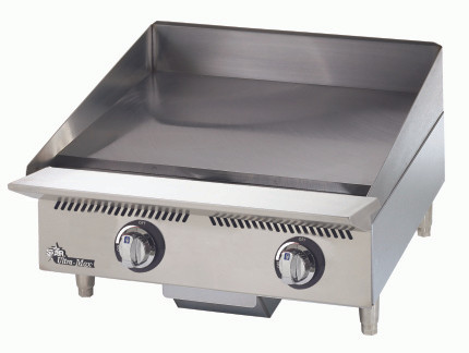 Star - 24" Ultra-Max Liquid Propane Griddle w/ Manual Controls & Steel Plate - 824MA