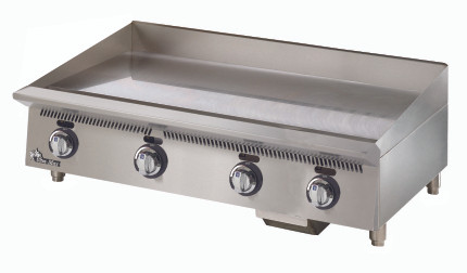Star - 48" Ultra-Max Natural Gas Griddle w/ Mechanical Snap-Action Controls & Chrome Plate - 848TCHSA