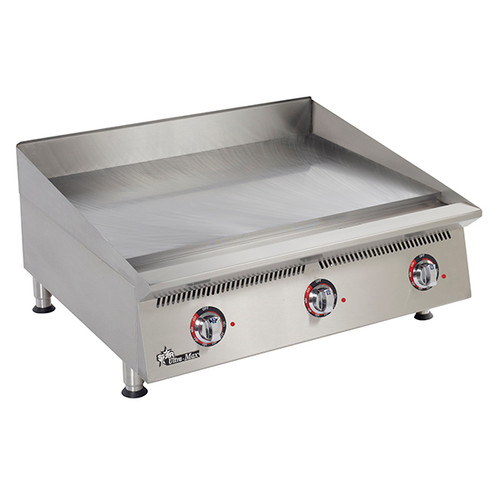 Star - 36" Ultra-Max 208V Electric Griddle w/ Mechanical Snap-Action Controls & Steel Plate - 736TA