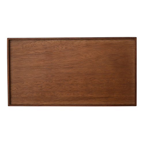 Rene Ozorio - White Album 13.5" x 7.25" Wood Rectangle Tray (12 Per Case) - 6525T240
