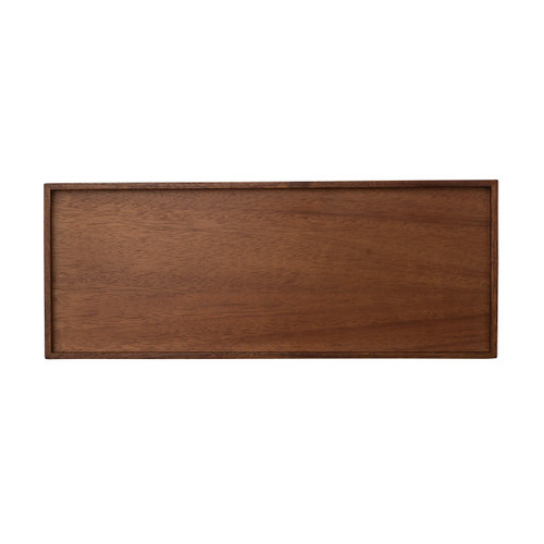 Rene Ozorio - White Album 12.5" x 5" Wood Rectangle Tray (12 Per Case) - 6525T241