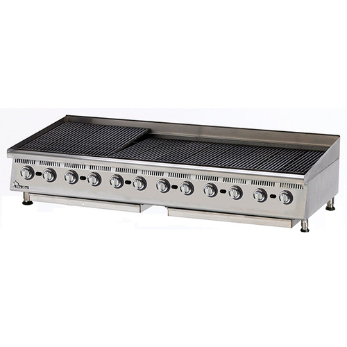 Star - 72" Ultra-Max Natural Gas Lava Rock Charbroiler - 8072CBB