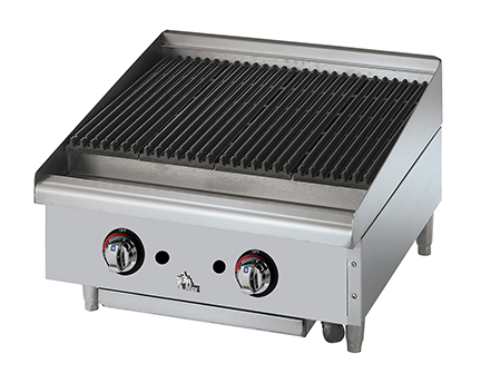 Star - 24" Star-Max Gas Radiant Charbroiler - 6124RCBF