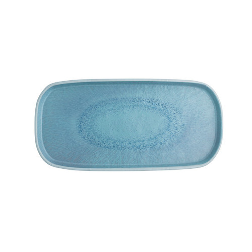 Creations - Cali 14.5" x 7" Blue Lagoon Rectangular Tray (6 Per Case) - 7186TM521