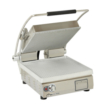 Star - Pro-Max 14" Panini Grill 120V w/ Grooved Aluminum Plates - PGT14