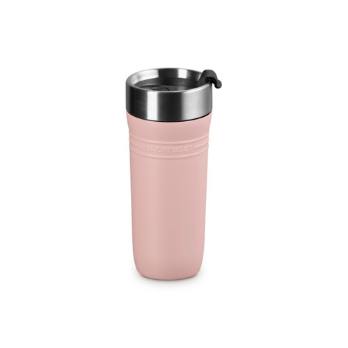 Le Creuset - Shell Pink 350ml On The Go Stainless Steel Travel Mug
