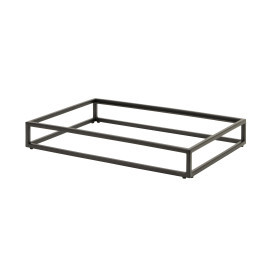 Creations - Axis Pivot Black 21.8" x 13.8" x 3" Rectangle Riser - 7363MW330