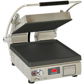 Star - Pro-Max 14" Panini Grill 208/240V w/ Smooth Iron Plates & Timer - PST14IT