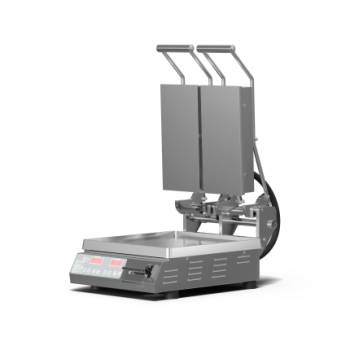 Star - Pro-Max 14" Split Top Panini Grill 120V w/ Smooth Aluminum Plates & Electronic Controls/Timer - PST14D