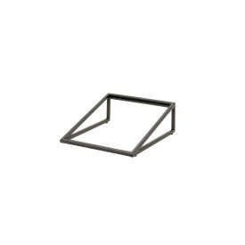 Creations - Axis Pivot Black 13.8" x 11.5" x 4.5" Angled Rectangular Riser - 7363MW342