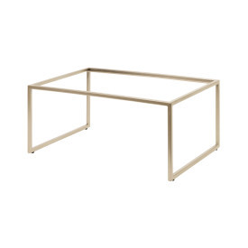 Creations - Axis Pivot Champagne 21.8" x 13.8" x 9" Rectangle Riser - 7364MW332