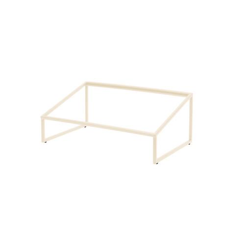 Creations - Axis Pivot Ivory 13.8" x 21.8" x 8.5" Angled Rectangular Riser - 7365MW339
