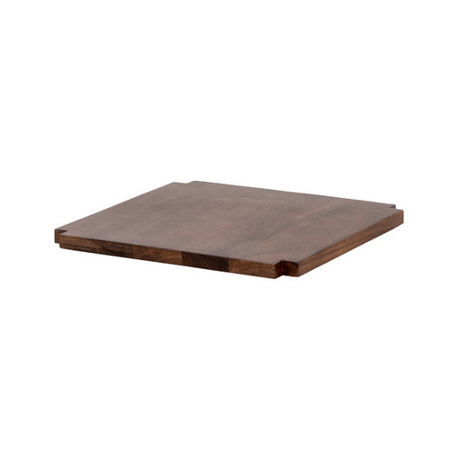 Creations - Axis Spire Dark Brown 9.5" x 9.5" Square Inside Tile W/ Cut Outs - 7367MW005