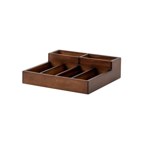 Creations - Axis Spire Dark Brown 8.5" x 8.5" Sugar Box - 7367MW512