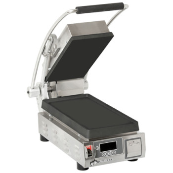Star - Pro-Max 7" Panini Grill 208/240V w/ Grooved Iron Plates & Electronic Controls/Timer - PGT7IE