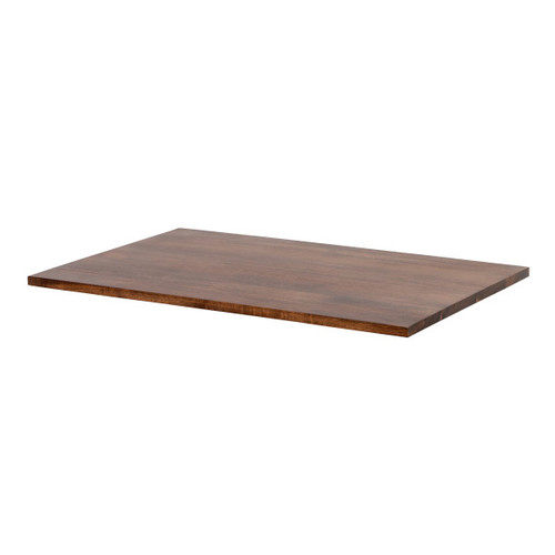 Creations - Axis Pivot Dark Brown 21.8" x 13.8" Gastronorm 1/1 Tile - 7367MW507