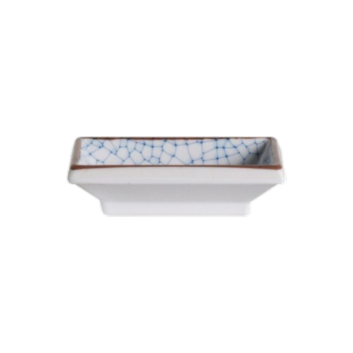 Creations - Tribeca 2 oz Melamine Rectangle Soy Dish (24 Per Case) - 7900BR709